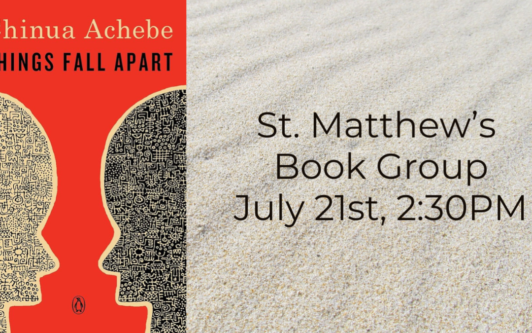 Book Group – July 21st