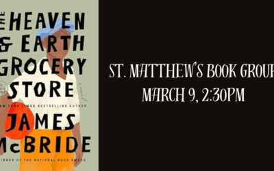 St. Matthew’s Book Group – March 9, 2:30